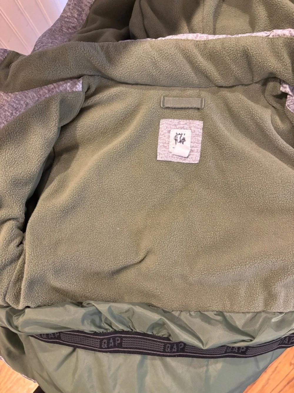 GAP | Heather Gray Quilted Puffer Jacket